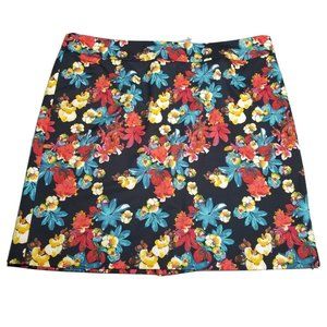 NEW JESSICA LONDON LINED FLORAL SKIRT SIZE 26